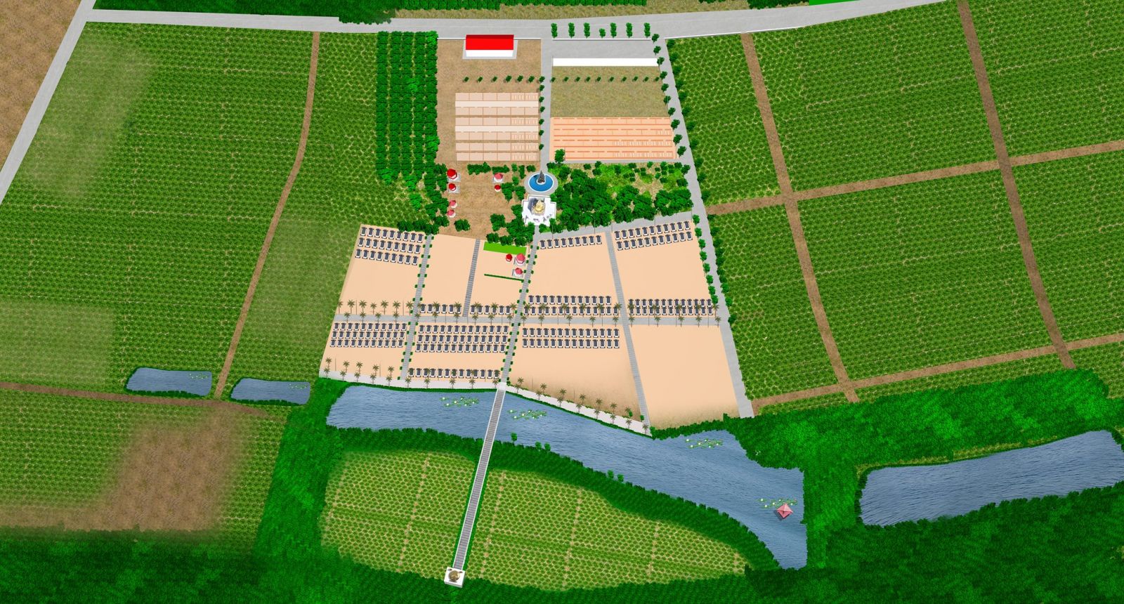 Bản Đồ Quy Hoạch: Nghĩa Trang Hoa Viên Địa Tạng Vương - TP Bảo Lộc 2019
